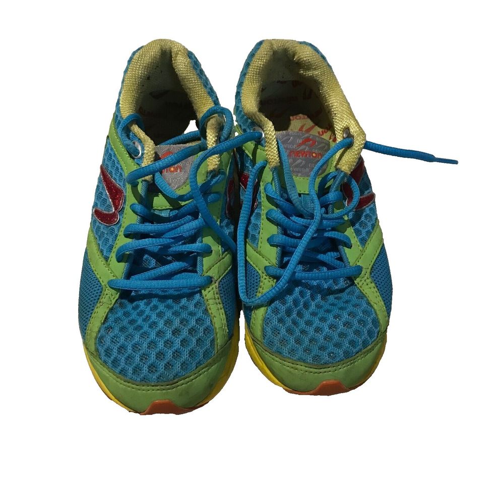 Newton Running Shoes Women Yellow Green Mesh Mint YGI L1S-99 size 6.5